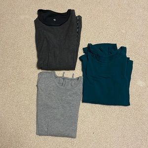 Lululemon long sleeve shirt bundle 3 shirts